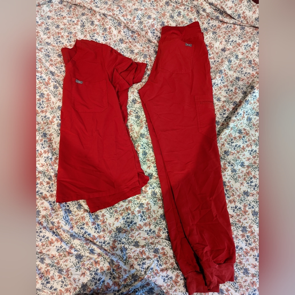 Red Figs Scrubs